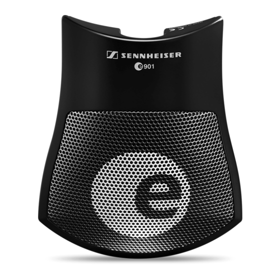 Sennheiser e 901 Notice D'emploi