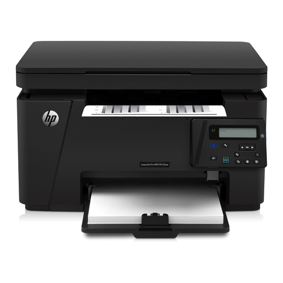 HP LaserJet Pro MFP M125 Guide D'installation