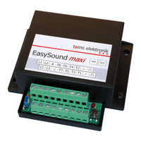 Tams Elektronik EasySound maxi 43-09217 Mode D'emploi