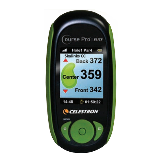 Celestron Course Pro Elite 44876 Guide D'utilisation