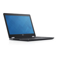 Dell Latitude E5570 Manuel D'utilisation