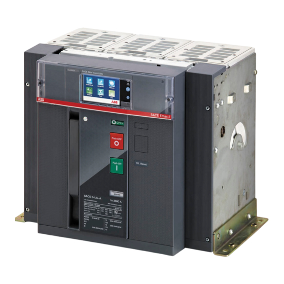 ABB SACE Emax 2 Serie Manuel D'installation
