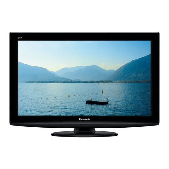 Panasonic Viera TX-L32C20E Mode D'emploi