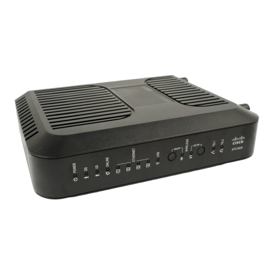 Cisco DPC3928 Guide De L'utilisateur