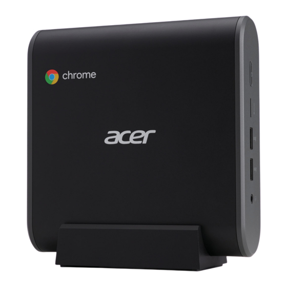 Acer Chromebox Manuel D'utilisation