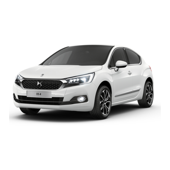 DS AUTOMOBILES DS 4 Guide D'utilisation