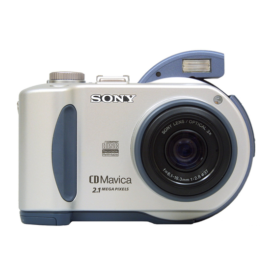 Sony MVC-CD200 Mode D'emploi