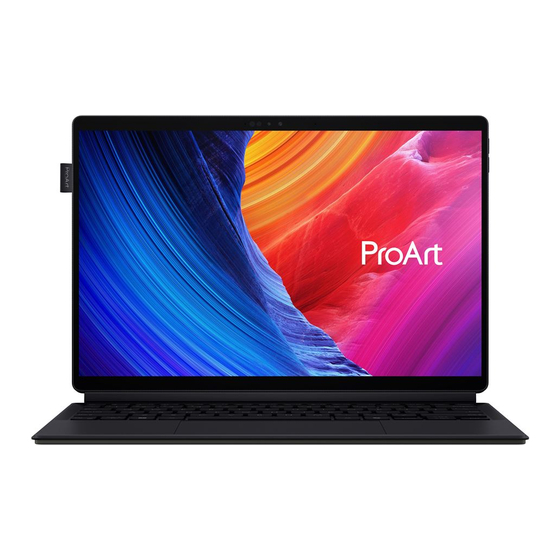 Asus ProArt PZ13 HT5306QA-DRLX004W Mode D'emploi