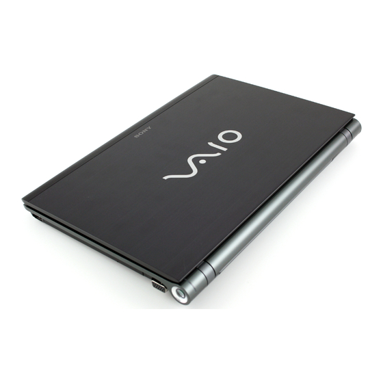 Sony VAIO VPCZ13 Serie Guide De L'utilisateur