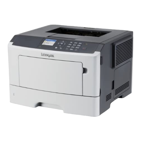 Lexmark MS510 Séries Manuels