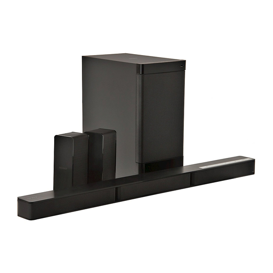 Sony HT-RT3 Guide De Démarrage