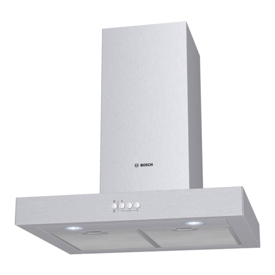 Bosch DKE 642 P Mode D'emploi Et Notice De Montage