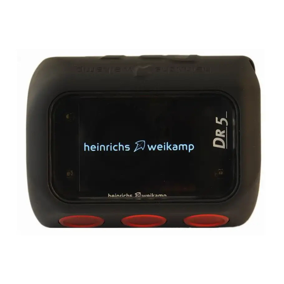 heinrichs weikamp DR5 Manuel Du Propriétaire