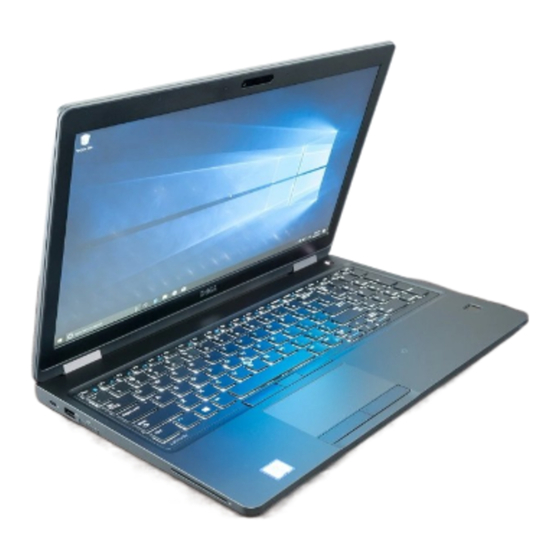 Dell Latitude 5580 Manuel Du Propriétaire