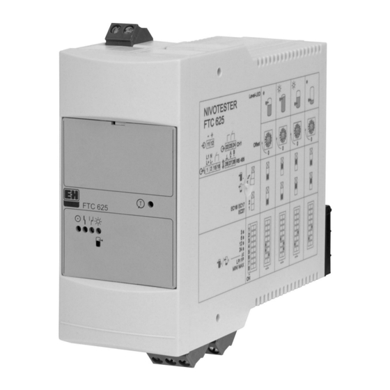 Endress+Hauser Nivotester FTC625 PFM Information Technique