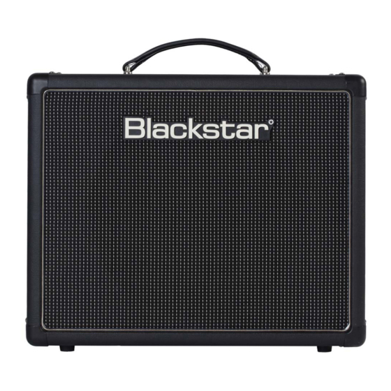 Blackstar Amplification HT-5C Manuel Du Propriétaire