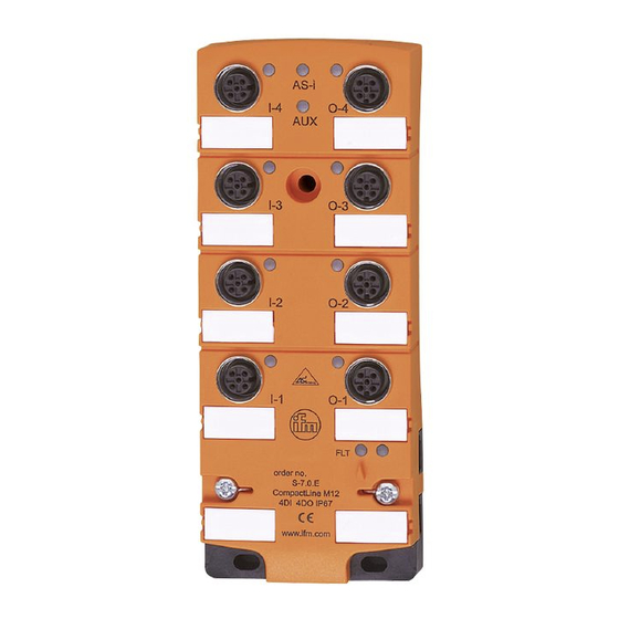 IFM Electronic AS Interface AC2422 Notice De Montage
