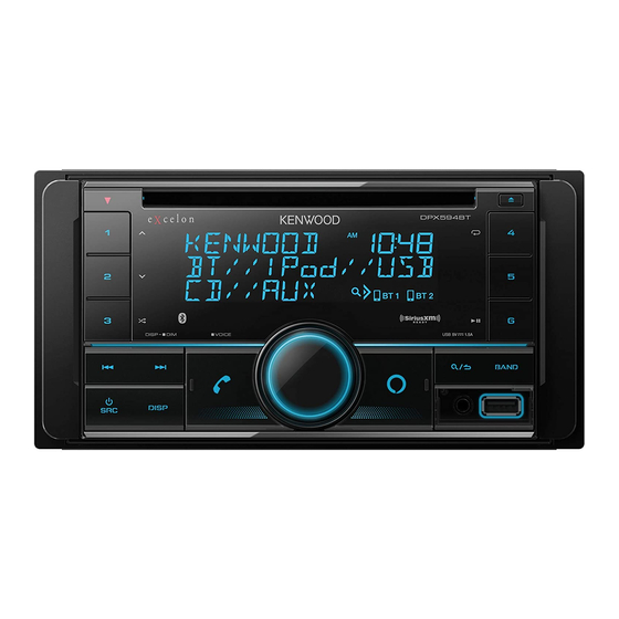 Kenwood DPX794BH Mode D'emploi