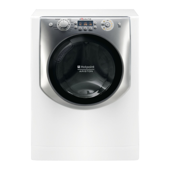 Hotpoint Ariston AQUALTIS AQ83F 29 Mode D'installation Et D'emploi