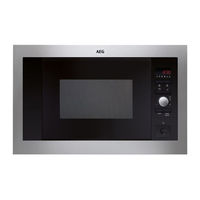 AEG MW17E10B Notice D'utilisation