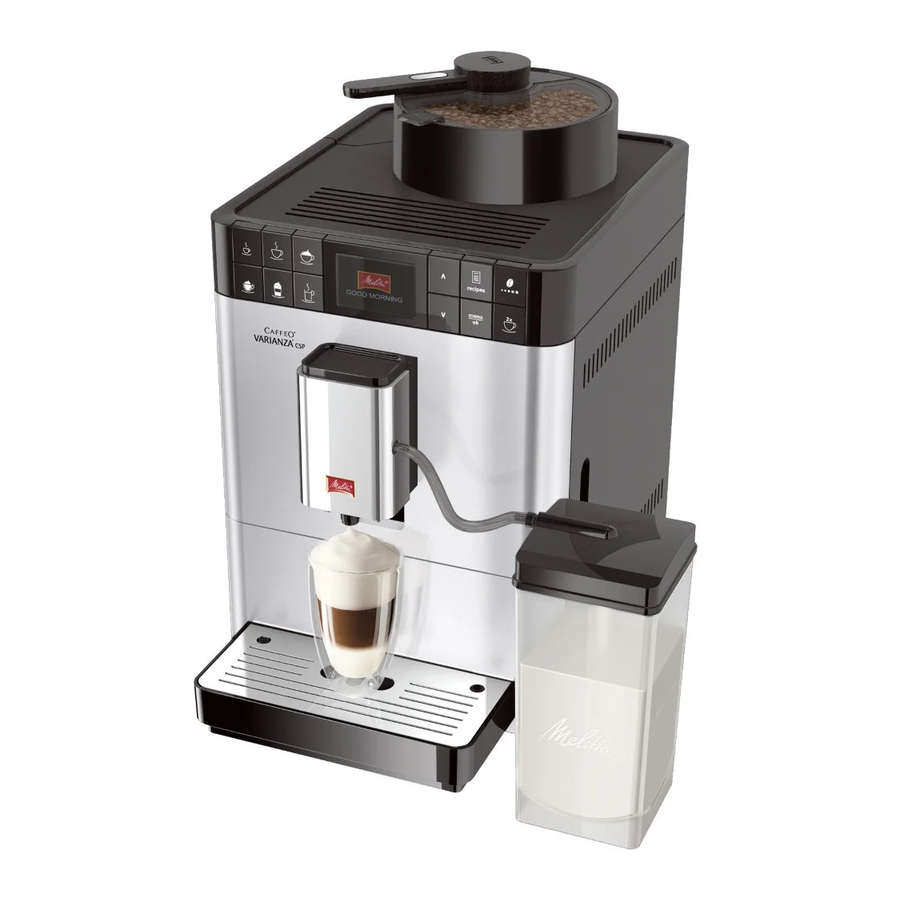 Melitta VARIANZA CSP Manuels