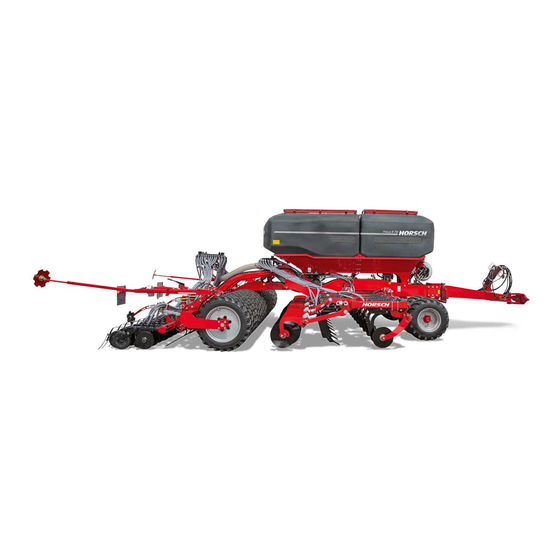 horsch Focus 6 TD Manuels