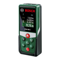 Bosch WEU PLR 40 C Notice Originale