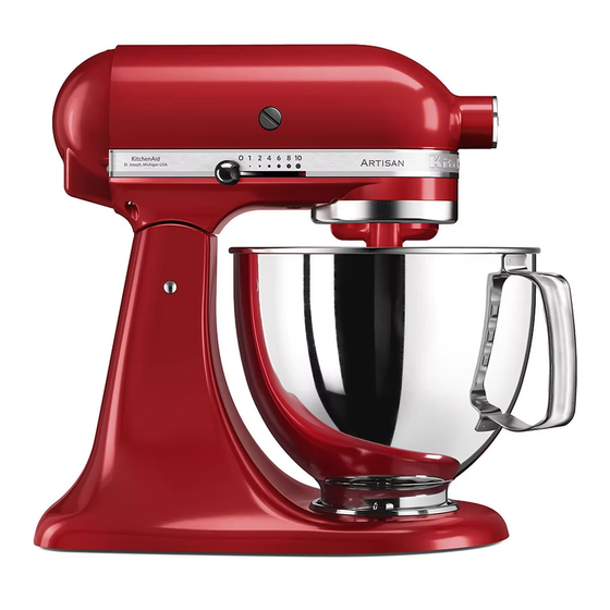 KitchenAid 5KSM125EER Manuel D'utilisation