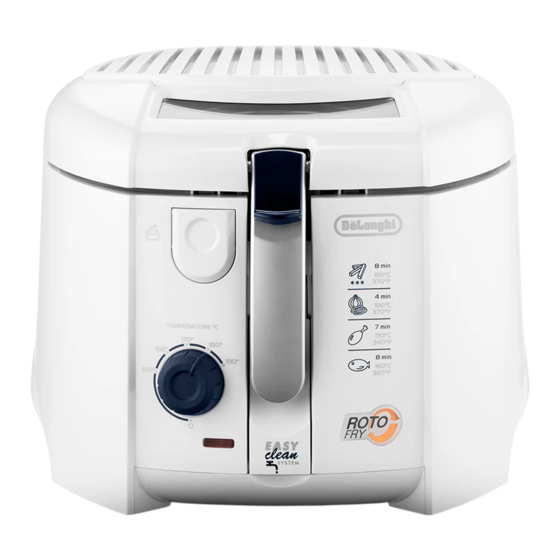 DeLonghi RotoFry F28311.W1 EX:1 Mode D'emploi