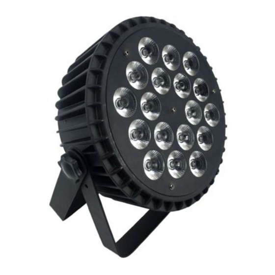 Nicols PAR LED 1812 X II Manuel D'utilisation