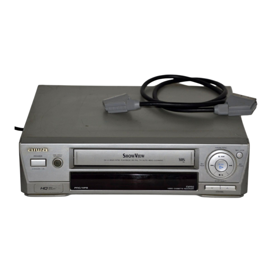 Aiwa ShowView HV-FX990 Mode D'emploi