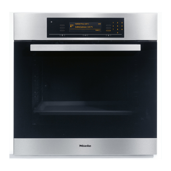 Miele H 5681 BP Notice D'utilisation Et De Montage