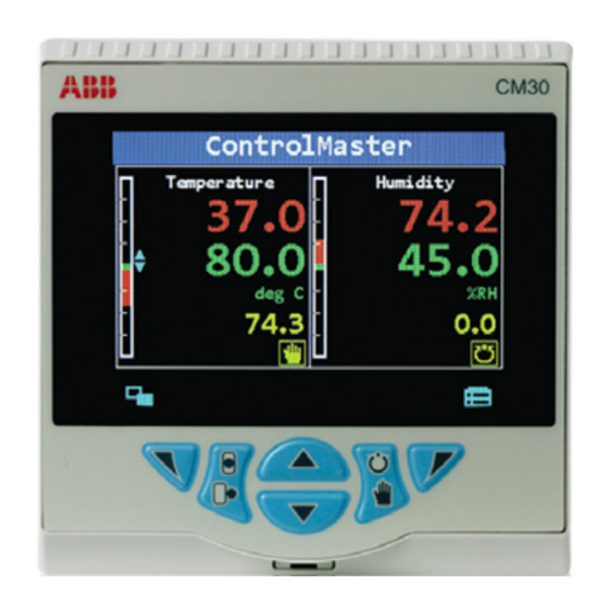 ABB ControlMaster CM30 Guide Utilisateur