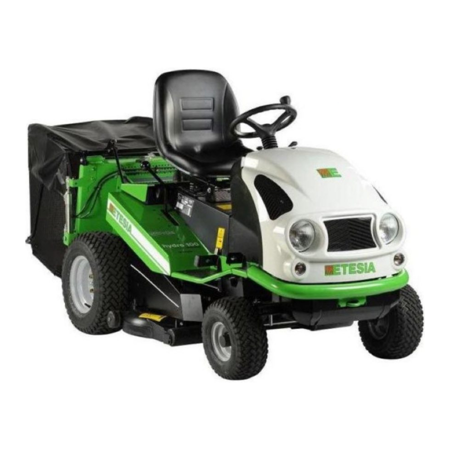 Etesia MVEHH Mode D'emploi