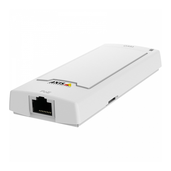 Axis P12 Mk II Main Unit Guide D'installation