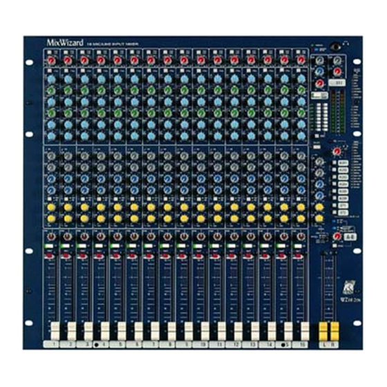 ALLEN & HEATH MixWizard WZ16:2DX Mode D'emploi