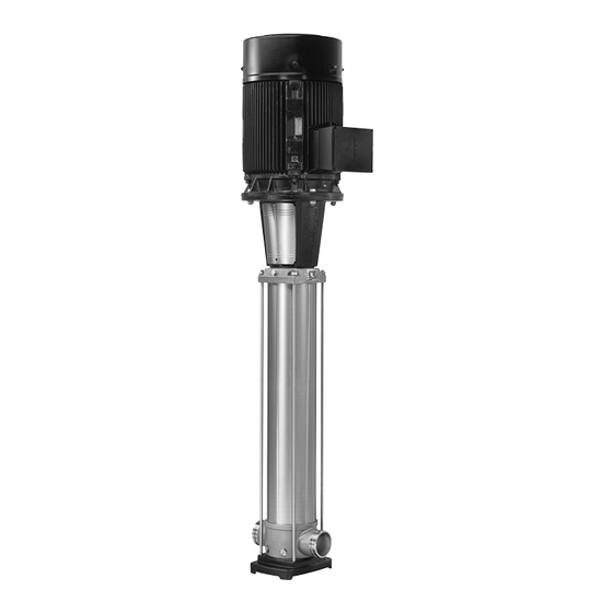 Grundfos CR Serie Consignes De Maintenance