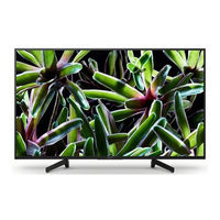 Sony Bravia KD-49 G70 Serie Guide De Référence