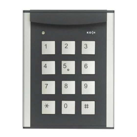 Koch CL12 Mode D'emploi