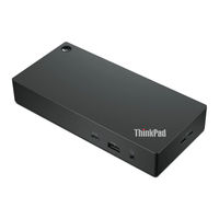 Lenovo ThinkPad USB-C Dock Guide D'utilisation
