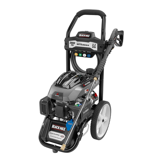 Black Max 2800 PSI Manuel De L'opérateur