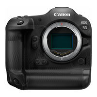 Canon EOS R3 Guide D'utilisation Avancée