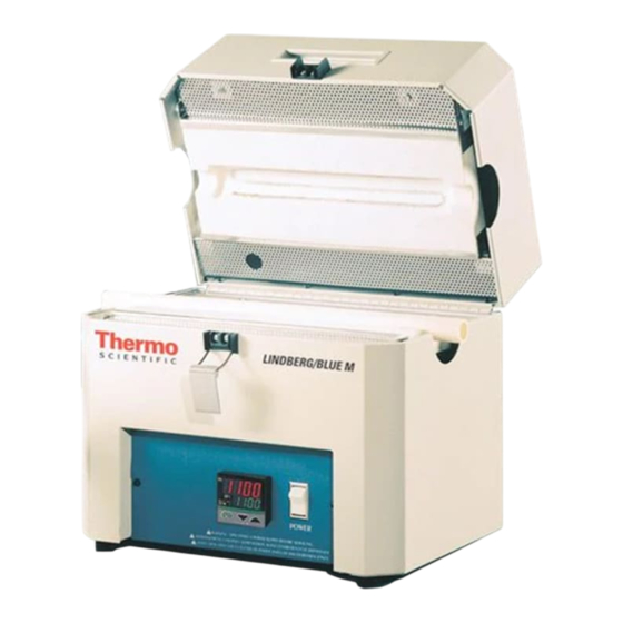 ThermoFisher Scientific Lindberg/Blue M Mini-Mite Manuel D'installation Et D'utilisation