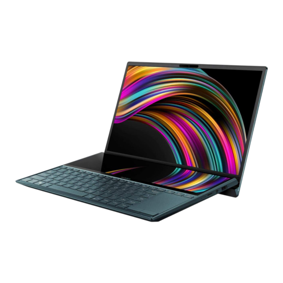 Asus Zenbook Duo UX481FA-BM011T Manuel Électronique