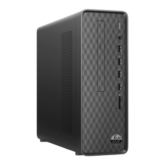 HP SLIM DESKTOP-S01-AF0003NF Manuel De L'utilisateur