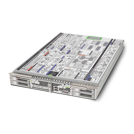 Oracle Sun Blade X3-2B Guide D'installation