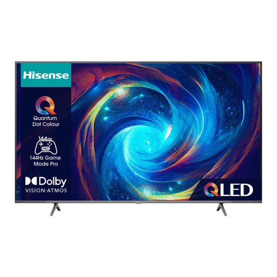 Hisense E7KQ Pro Mode D'emploi