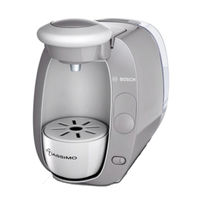 Bosch TASSIMO TAS 2004 Notice D'utilisation