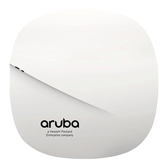 Hewlett Packard Enterprise aruba 207 Série Guide D'installation