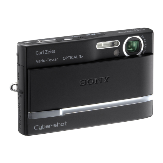 Sony Cyber-shot DSC-T9 Guide De L'utilisateur